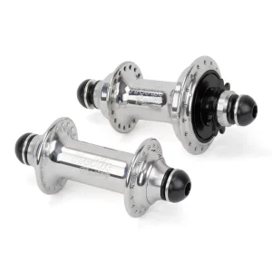 Paire de moyeux PROFILE Racing Elite Silver Button